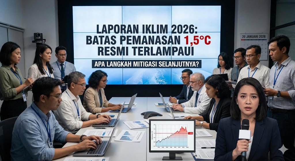 Laporan Iklim 2026: Batas Pemanasan 1,5°C Resmi Terlampaui, Apa Langkah Mitigasi Selanjutnya?